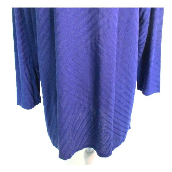 Dana Buchman Plus Women's 3/4 Sleeve Blue Knit Lightweight Sweater NWT Size 2X - Picture 7 of 11